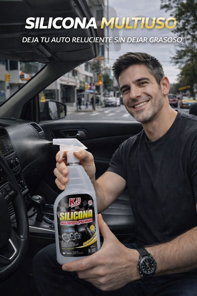 Maxi Brillo Clean K-55™ | Abrillantador Automotriz Efecto Espejo – Limpia y Protege